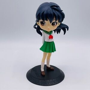 Anime Figure Kagome Higurashi Ver. B INUYASHA 6” Q Posket Sailor Girl Dress Banp